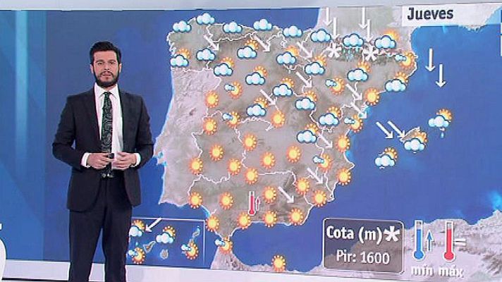 El tiempo - Viento muy fuerte en la costa Brava, Cantábrico y Pirineos