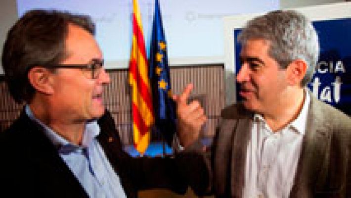 Telediario 1 - JxS ofrece a la CUP un gobierno con Mas al frente