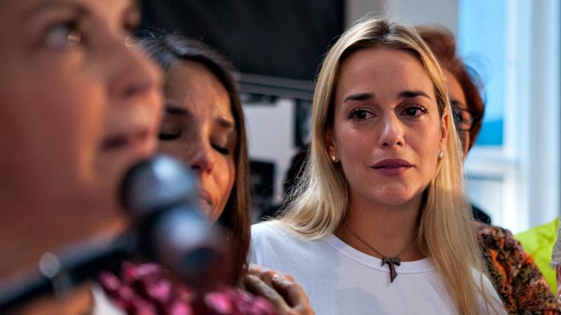La esposa de Leopoldo López, Lilian Tintori
