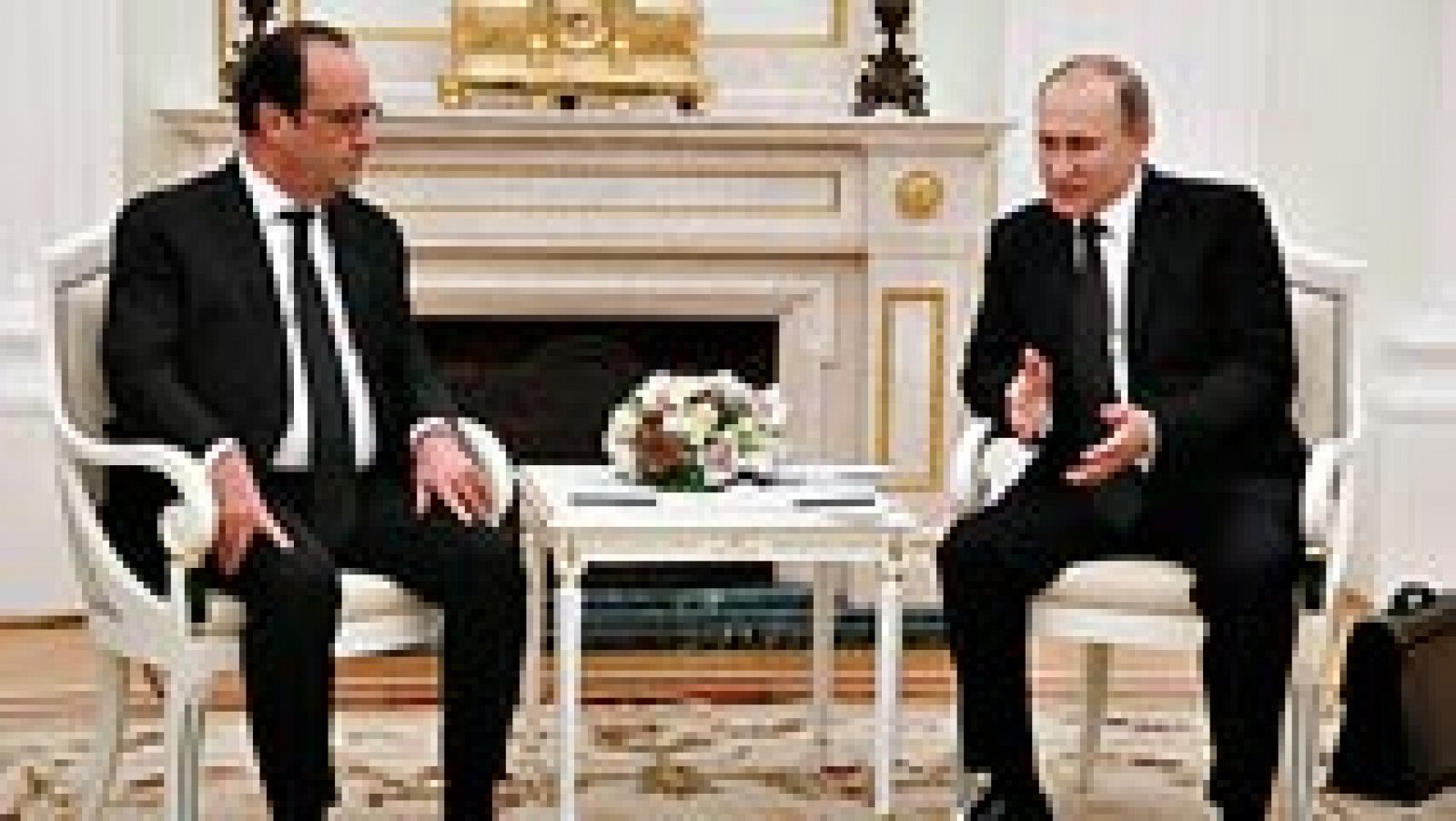 Telediario 1: Hollande y Putin coinciden en aglutinar una "amplia coalición" copntra el yihadismo | RTVE Play