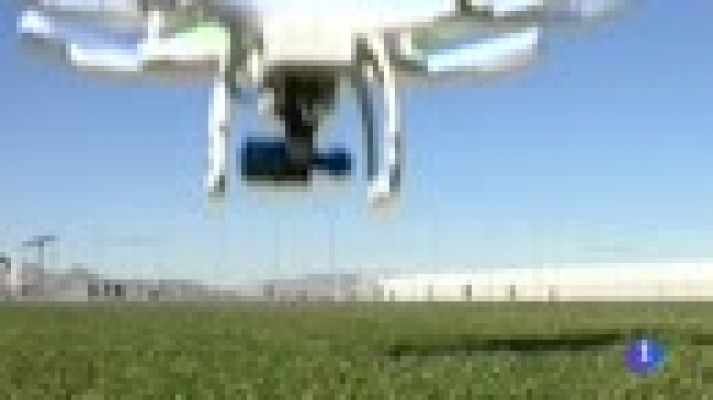 Los drones , método pionero para grabar entrenamientos