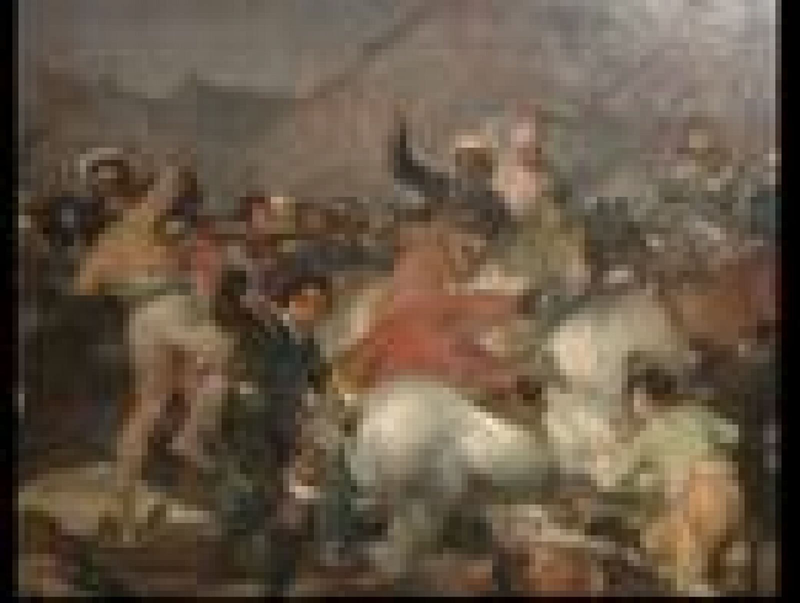 Los Reyes inauguran la exposición 'Goya en tiempos de guerra' 