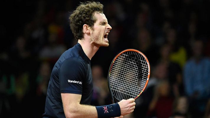 Telediario 1 - Murray logra el empate para Reino Unido en el primera jornada de la final de la Davis