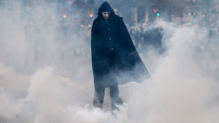 Informativo 24h - Disturbios en París tras cancelarse una manifestación