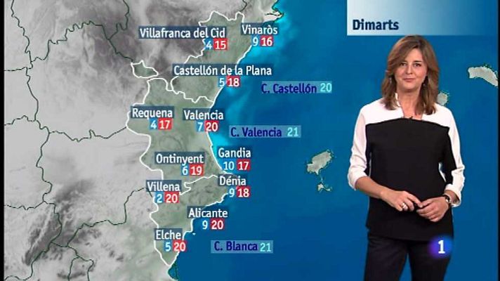 L'informatiu - Comunitat Valenciana - El tiempo en la Comunidad Valenciana - 30/11/15