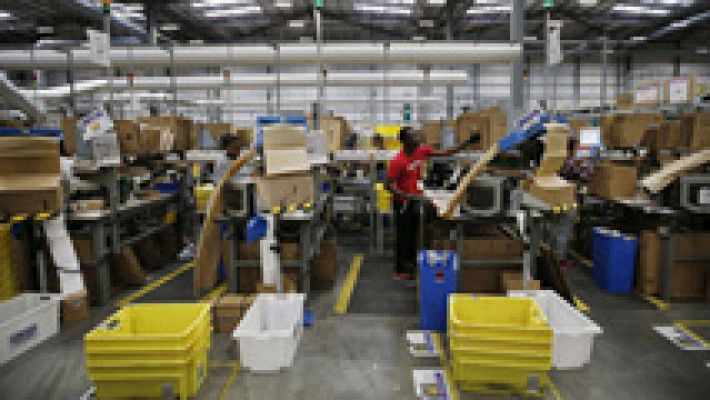 Telediario 1 - El 'Cyber Monday' ofrece descuentos que van del 30% al 50% de media