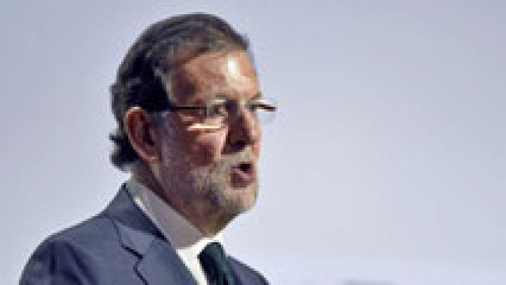 Telediario 1 - Rajoy promete ampliar de dos a cuatro años los incentivos a la contratación indefinida si gana las elecciones
