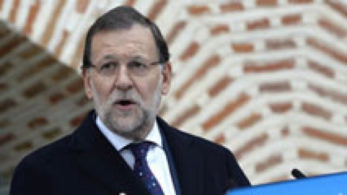 Telediario 1 - Rajoy: "Los españoles necesitan que les dé seguridad"