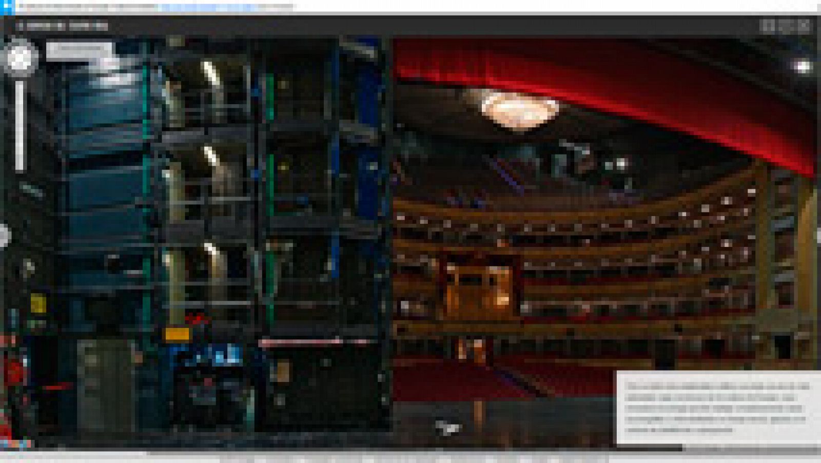 Telediario 1: Google y el Teatro Real se alían para ofrecer un recorrido virtual y panorámico por el templo de la ópera  | RTVE Play