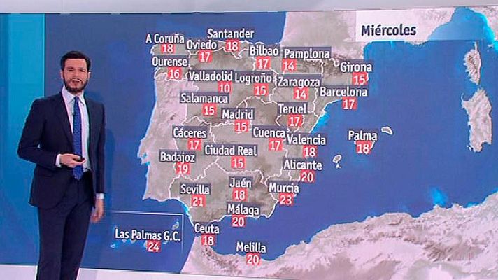 El tiempo - Cielos despejados salvo en el noroeste y calima en Canarias