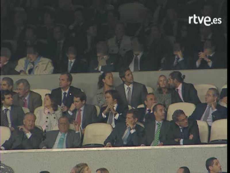 Verdasco e Ivanovic en el Bernabeu