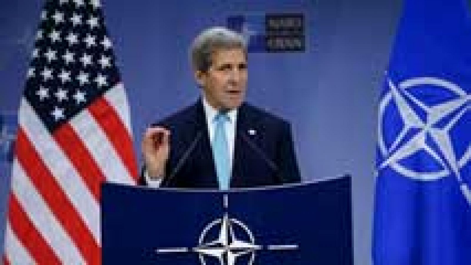 Telediario 1: John Kerry pide a sus socios de la Alianza Atlántica que se involucren más en la lucha contra el Estado Islámico | RTVE Play