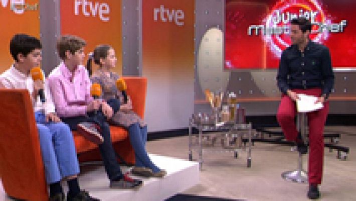 MasterChef Junior - Sí, Chef: Vídeoencuentro con Ramón, Pablo y Cristina en RTVE