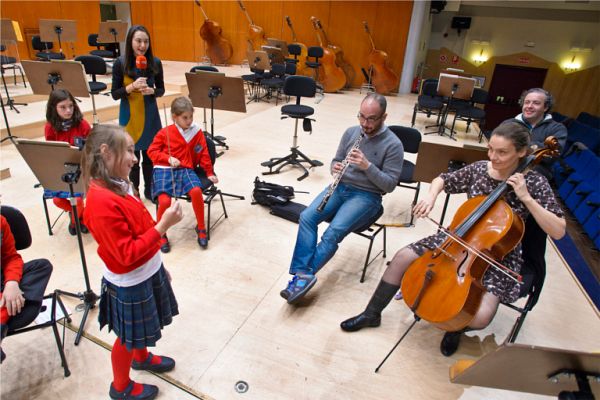 Voluntarios de la Orquesta RTVE