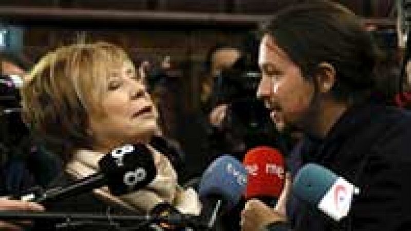 Pablo Iglesias y Celia Villalobos mantienen un intenso debate en el congreso por la corrupción