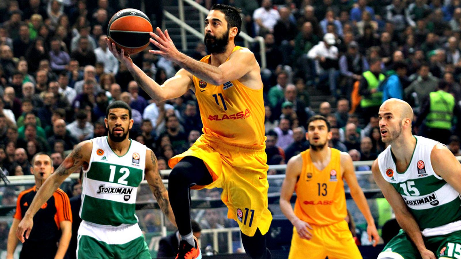 El FC Barcelona Lassa ha caído también en la cancha del Panathinaikos de Atenas (93-86), aunque no pierde su condición de líder de su grupo, empatado a victorias con el Lokomotiv Kuban ruso, ambos ya clasificados para el 'Top 16'.