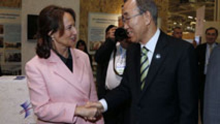 Telediario 1 - Borrador de acuerdo para luchar contra el cambio climático