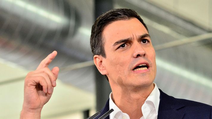 Telediario 1 - Sánchez: "Haciendo frente al PP defendemos a la mayoría y ganeremos el próximo 20 de diciembre"