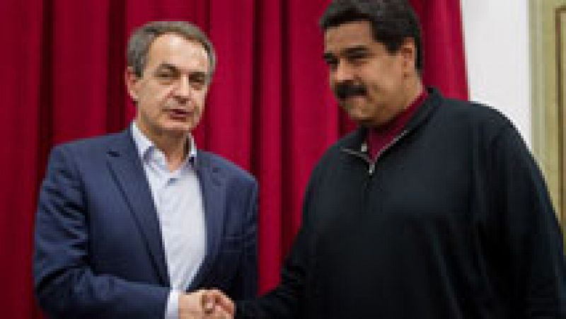 Zapatero insta al diálogo en Venezuela tras reunirse con Maduro
