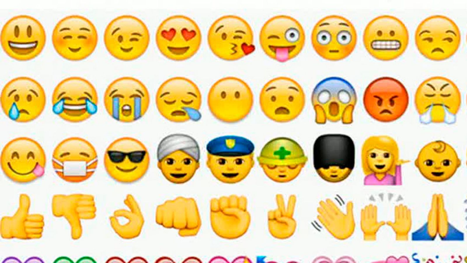Los emoticonos más tuiteados son todos de alegría
