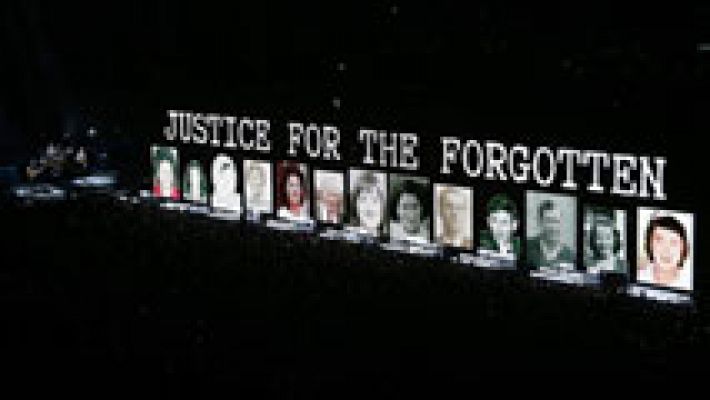 Telediario 1 - La banda californiana "Eagles of death metal" ha vuelto a los escenarios de París tres semanas después de los atentados