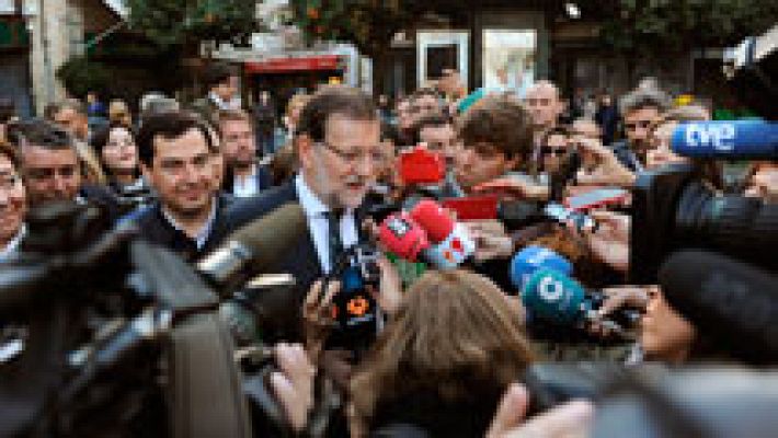 Rajoy asegura que el PP ofrece "tranquilidad" y "equilibrio" frente a "experimentos" de otros
