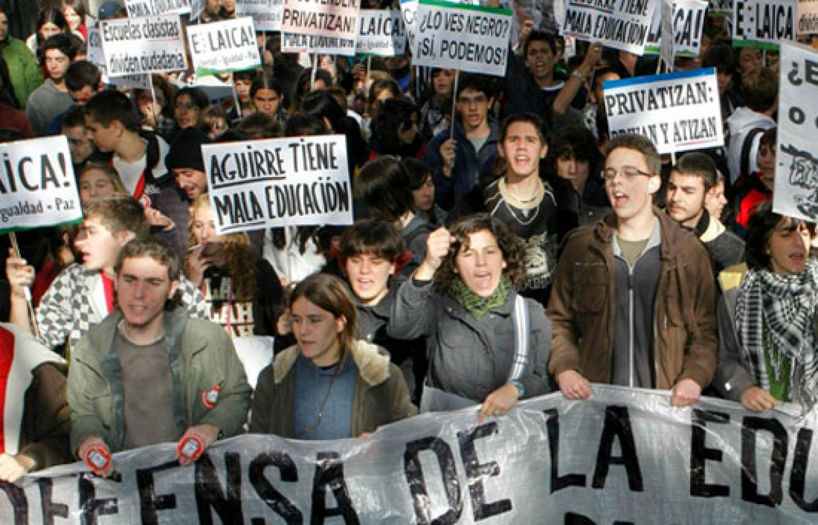Segunda huelga general de estudiantes