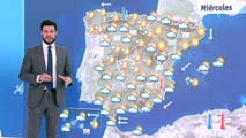 Nieblas en toda la mitad norte y viento fuerte en el Estrecho