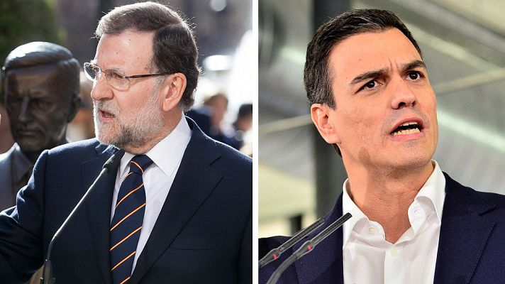 Telediario 1 - El cara a cara Rajoy-Sánchez no tendrá bloques cerrados ni tiempos medidos