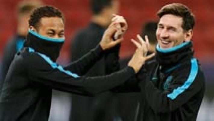 Neymar, baja ante el Leverkusen por una lesión en el abductor de la pierna izquierda