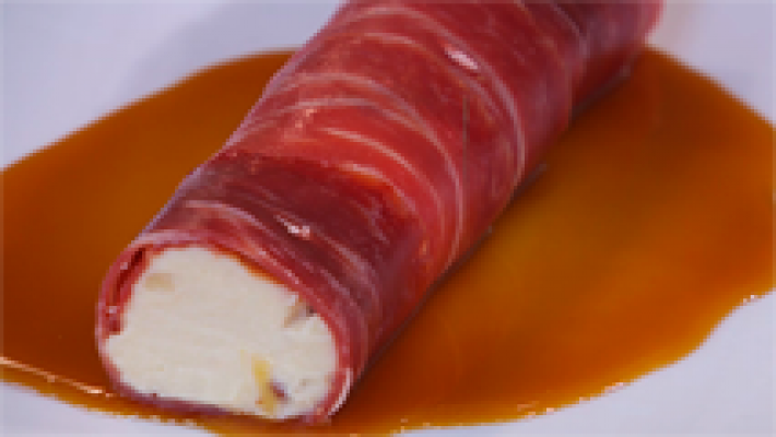 Receta de canelón de jamón ibérico