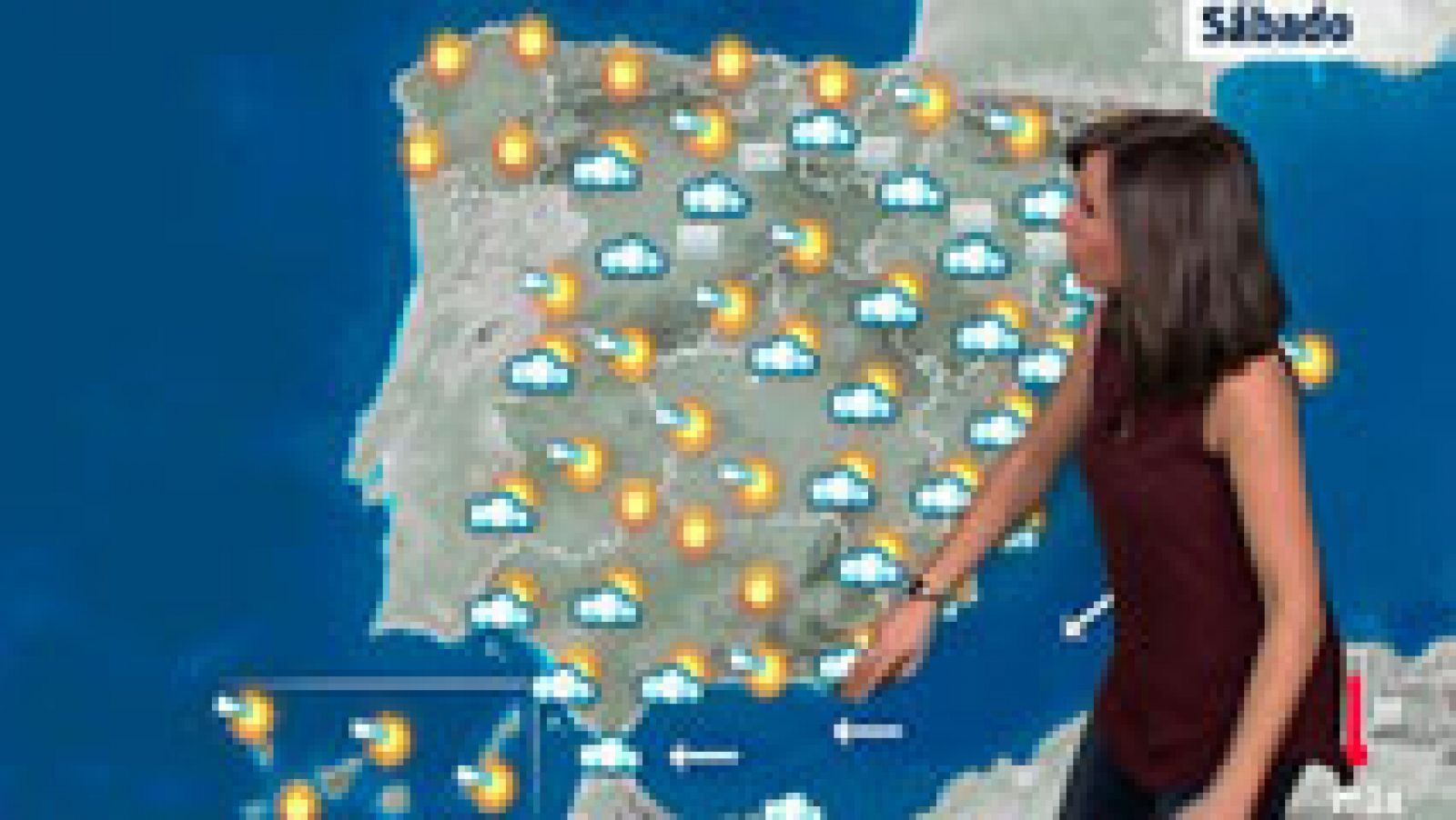 El tiempo: Posibilidad de llovizna débil en el sureste peninsular con mayor probabilidad en el Estrecho | RTVE Play