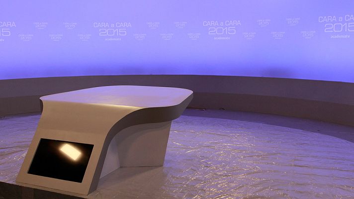 Telediario 1 - Preparativos y normas del cara a cara electoral Rajoy-Sánchez