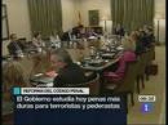 Telediario 1 - Telediario en 4' - 14/11/08