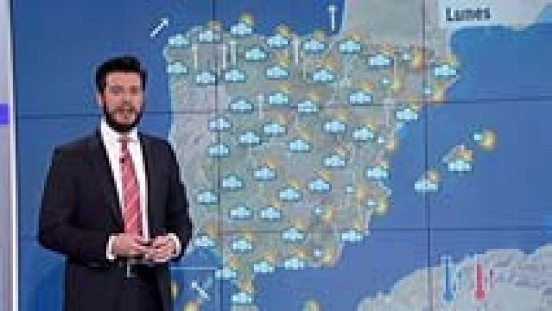 Precipitaciones en el oeste peninsular y temperaturas suaves