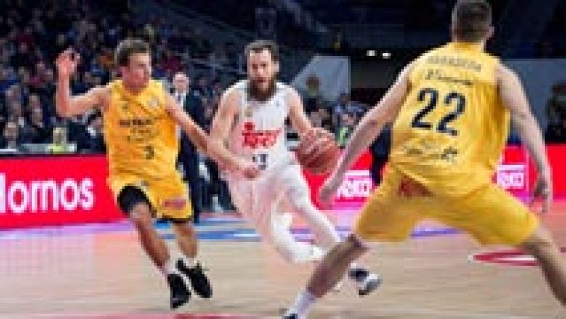 El Real Madrid mantiene su segundo puesto en la Liga Endesa después de vencer con comodidad al Herbalife Gran Canaria en el Barclaycard Center (85-68).