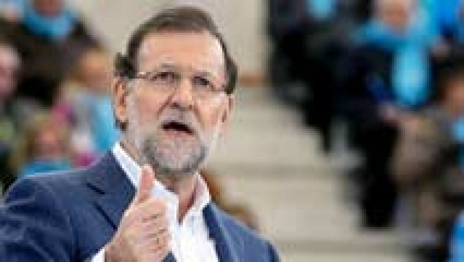 Telediario 1: Rajoy: "Espero que podamos explicar nuestra visión de España y lo que pretendemos hacer en el futuro" | RTVE Play