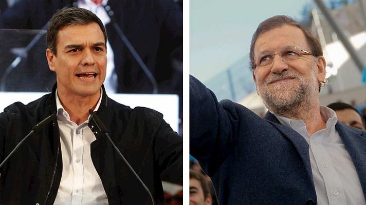 Telediario 1 - Así será el cara a cara Rajoy - Sánchez: 110 minutos divididos en cuatro bloques temáticos
