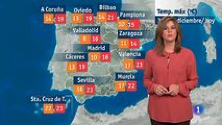 El tiempo en la Comunidad Valenciana - 15/12/15