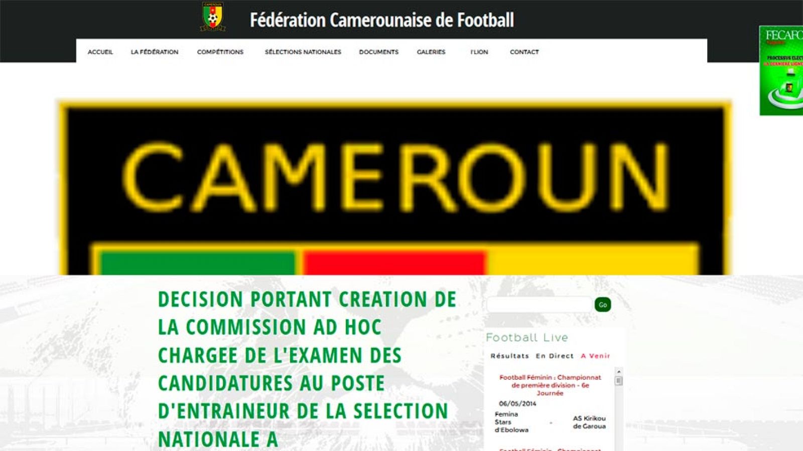 Se busca seleccionador de Camerún | Ver