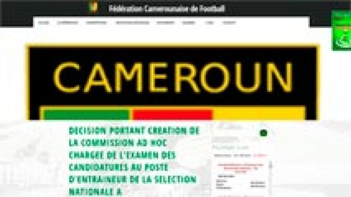 Se busca seleccionador de Camerún
