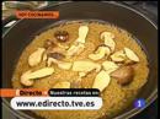 Arroz cremoso con navajas