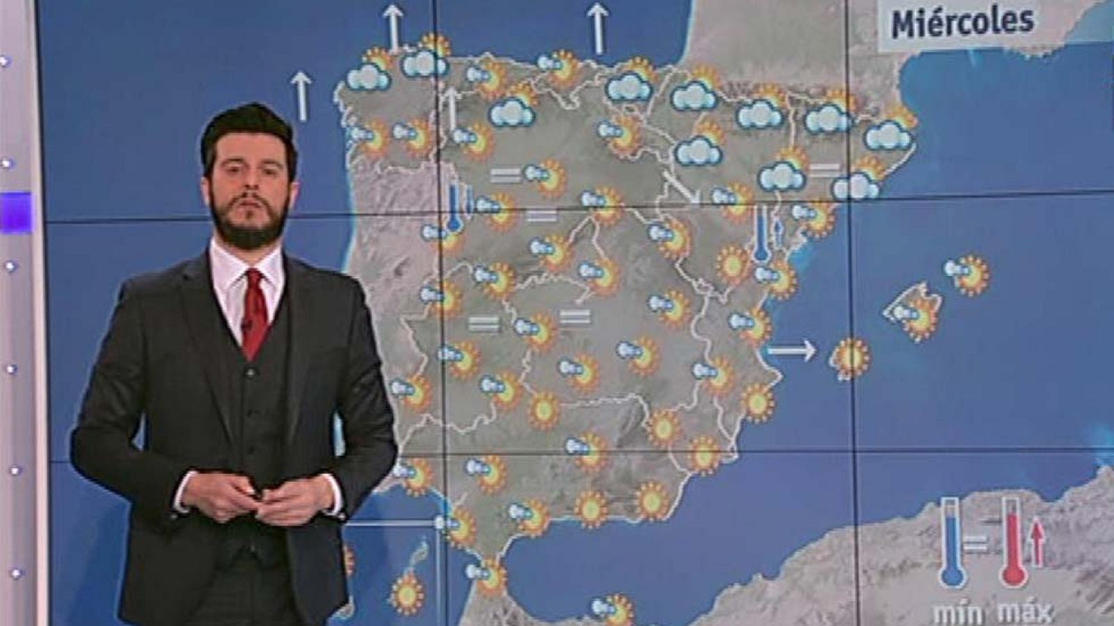 El viento sur impone el ambiente cálido en todo el país