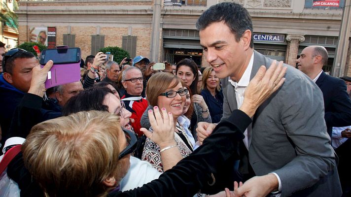 Telediario 1 - Sánchez: "La A de Arístegui, la B de Bárcenas... no hay letras en el abecedario para la corrupción del PP"