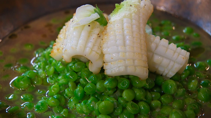 RTVE Cocina - Guisantes con salsa de canana