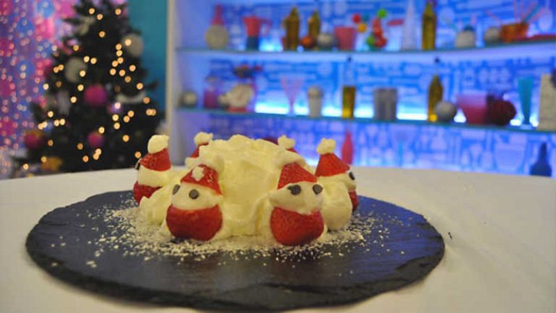 Postre - Duendecitos de fresa y nata