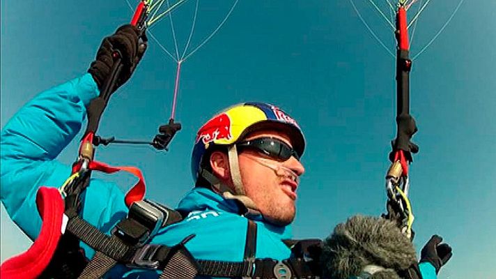 Telediario 1 - Horacio Llorens: del parapente acrobático al de aventura