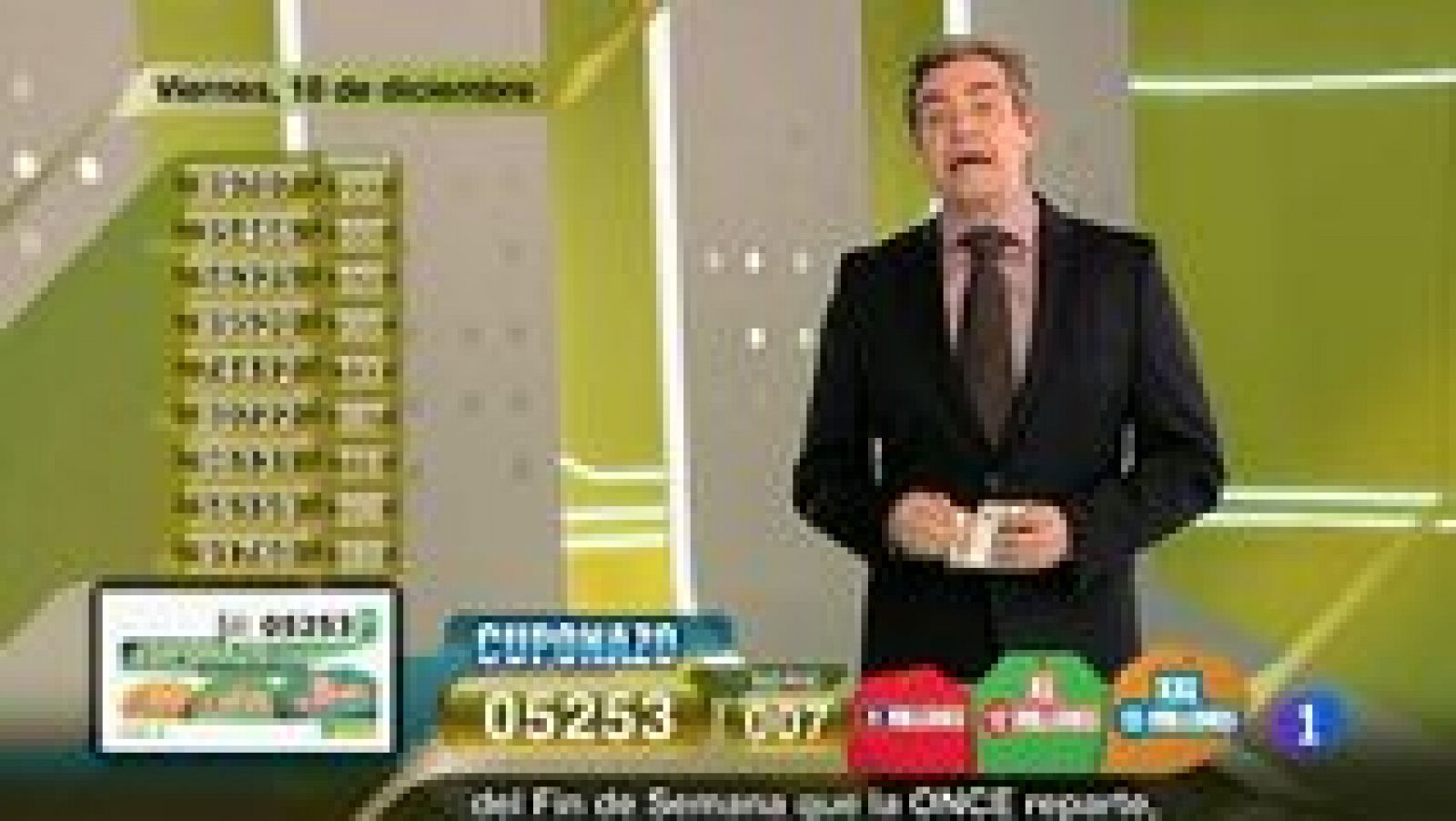 Sorteos ONCE: Sorteo ONCE - 18/12/15 | RTVE Play