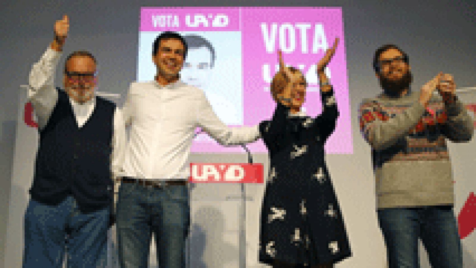 Telediario 1: Herzog pide el voto para UPyD en su último acto de campaña | RTVE Play