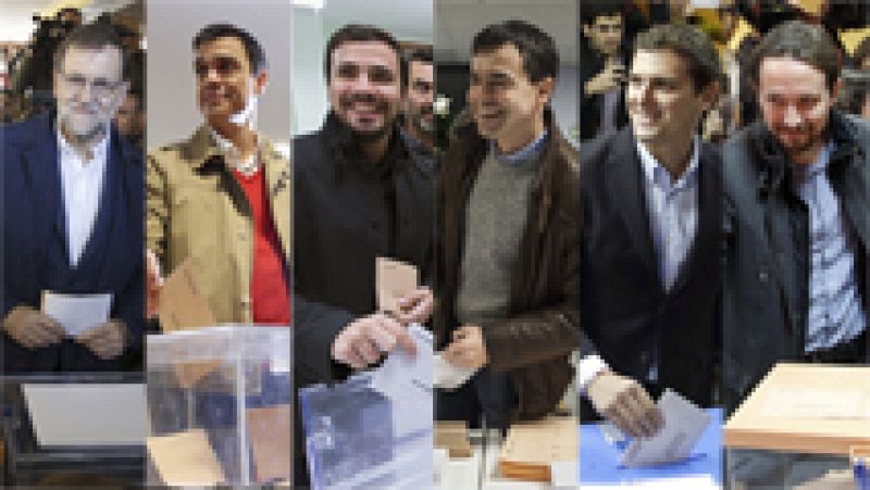 Los candidatos votan en estas Elecciones con la esperanza de una alta participación